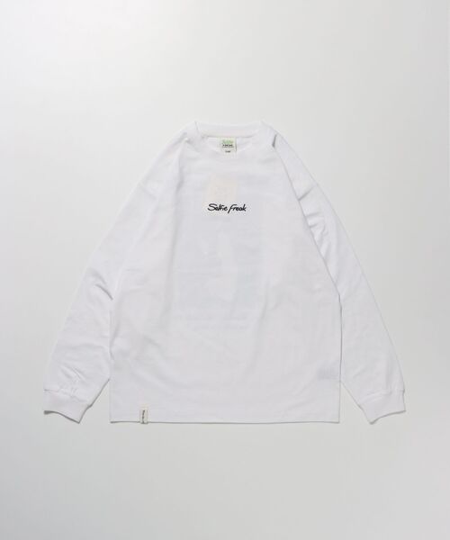 TIMELY WARNING（タイムリーワーニング）の「【SELFIE GIRL】イラストバックプリントビックシルエットロンT（Tシャツ/カットソー・メンズ・その他2/その他1/ホワイト/ブラック/その他3/その他5/その他4/その他6・LARGE/MEDIUM）」の14枚目の写真