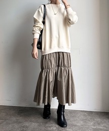 DouDou | バックジップドッキングワンピース(ワンピース)