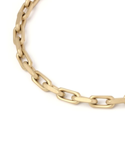 GLOBAL WORK（グローバルワーク）の「UNISEX/ステンレスチェーンネックレス/993935（ネックレス・メンズ・ゴールド/ブラック/ライトグレー・FREE）」の3枚目の写真