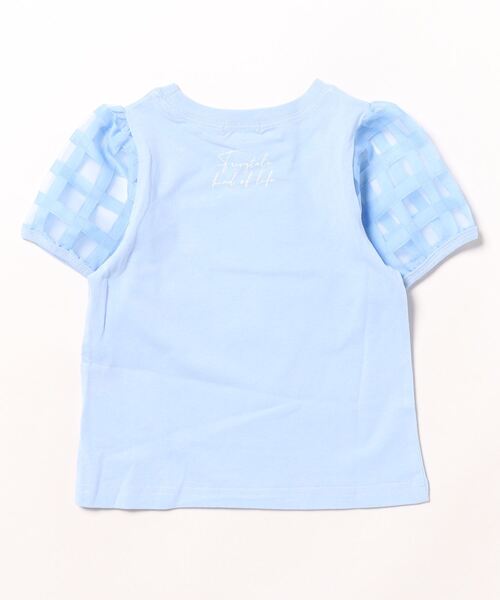 Lycee mine(リセマイン)の「【Disney Princess】【型崩れしないやわらかコットン】 Tシャツ(Tシャツ/カットソー・キッズ・オフホワイト/サックスブルー/ラベンダー・100cm/120cm/130cm/140cm/110cm)」の5枚目の写真