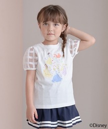 【Disney Princess】【型崩れしないやわらかコットン】 Tシャツ