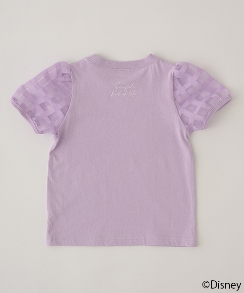 Lycee mine(リセマイン)の「【Disney Princess】【型崩れしないやわらかコットン】 Tシャツ(Tシャツ/カットソー・キッズ・オフホワイト/サックスブルー/ラベンダー・100cm/120cm/130cm/140cm/110cm)」の18枚目の写真