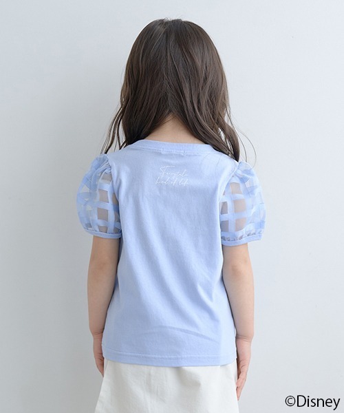 Lycee mine(リセマイン)の「【Disney Princess】【型崩れしないやわらかコットン】 Tシャツ(Tシャツ/カットソー・キッズ・オフホワイト/サックスブルー/ラベンダー・100cm/120cm/130cm/140cm/110cm)」の11枚目の写真