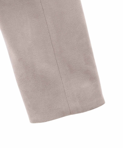 31 Sons de mode（トランテアン　ソン　ドゥ　モード）の「ノーカラーライダースジャケット（ライダースジャケット・レディース・グレー/ブラック・38/36）」の13枚目の写真