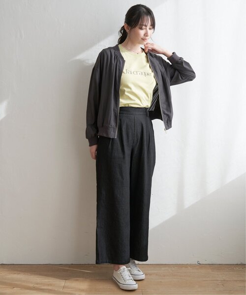 ikka(イッカ)の「ロゴフォトプリントTシャツ(Tシャツ/カットソー・レディース・ベージュ/イエロー/オフホワイト/ホワイト・S/L/M)」の20枚目の写真