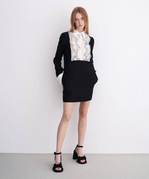 CHARLES & KEITH（チャールズ & キース）の「Loey ローイー テクスチャーボウアンクルストラップサンダル（サンダル・レディース・ベージュ/ピンク/ブラック系その他2・22.5cm/23cm/23.5cm/24.5cm/25cm）」の18枚目の写真