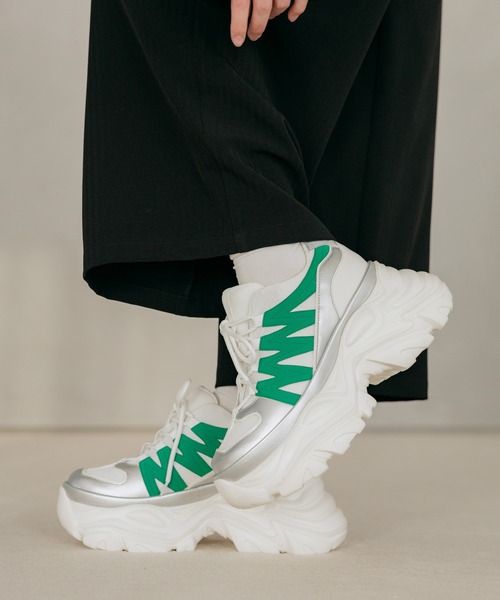 プラットチャンキースニーカー【3サイズ展開・軽量】（スニーカー