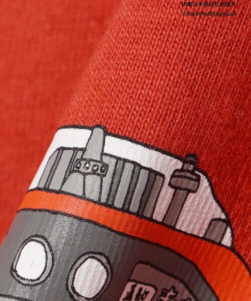 BEAMS mini(ビームスミニ)の「BEAMS mini / JR フロントプリント Tシャツ 24(90~150cm)(Tシャツ/カットソー・キッズ・レッド/サックスブルー/ホワイト系その他5/ネイビー・90/100/110/120/130/140/150)」の13枚目の写真