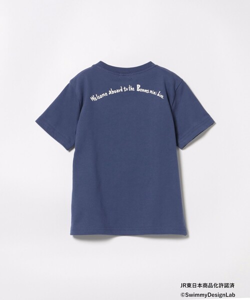 BEAMS mini(ビームスミニ)の「BEAMS mini / JR フロントプリント Tシャツ 24(90~150cm)(Tシャツ/カットソー・キッズ・レッド/サックスブルー/ホワイト系その他5/ネイビー・90/100/110/120/130/140/150)」の20枚目の写真