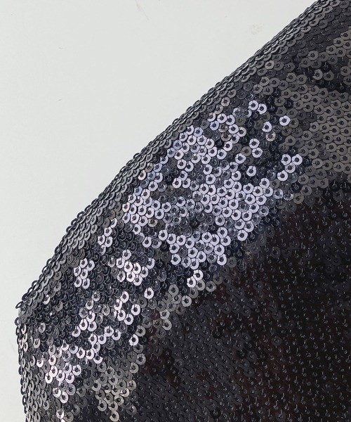 AS KNOW AS plus（アズノゥアズプラス）の「キラキラ スパンコールバッグ（ハンドバッグ・レディース・ブラック/シルバー・FREE）」の17枚目の写真