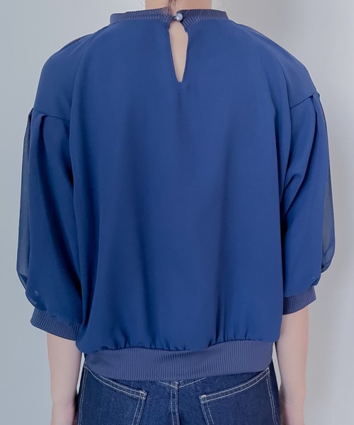 TEVALT（ヴァレット）の「コットンレースプルオーバー（その他トップス・レディース・グリーン/アイボリー・38）」の21枚目の写真