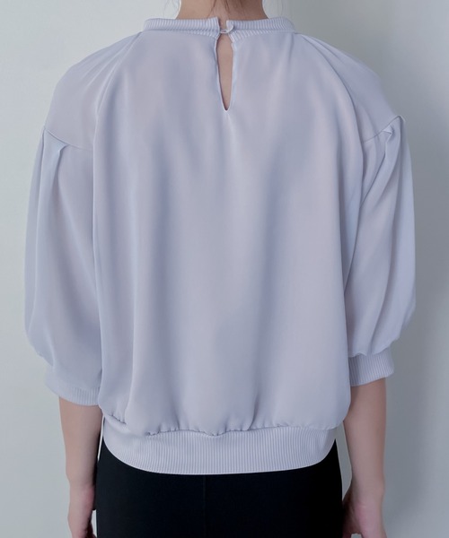 TEVALT（ヴァレット）の「コットンレースプルオーバー（その他トップス・レディース・グリーン/アイボリー・38）」の10枚目の写真