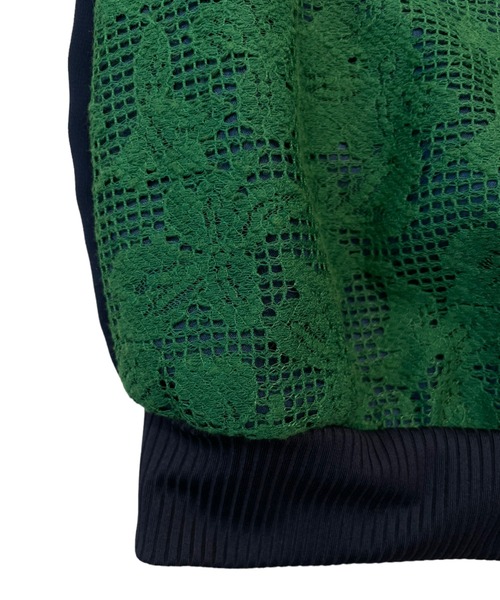 TEVALT（ヴァレット）の「コットンレースプルオーバー（その他トップス・レディース・グリーン/アイボリー・38）」の3枚目の写真