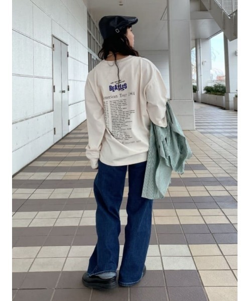 SOMETHING(サムシング)の「SOMETHING(サムシング)「LISA」セミワイドパンツ(デニムパンツ・レディース・ダークインディゴブルー・26inch/28inch/29inch/25inch/27inch/30inch)」の18枚目の写真