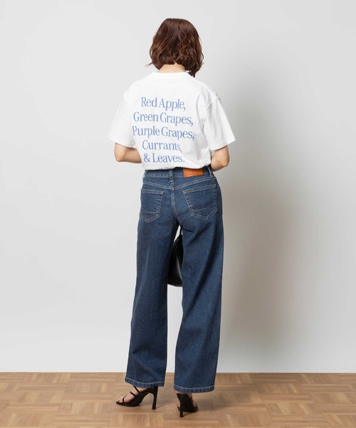 SOMETHING(サムシング)の「SOMETHING(サムシング)「LISA」セミワイドパンツ(デニムパンツ・レディース・ダークインディゴブルー・26inch/28inch/29inch/25inch/27inch/30inch)」の20枚目の写真