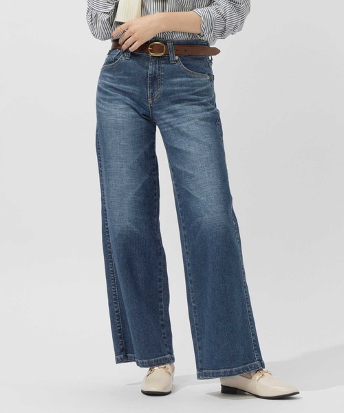 SOMETHING】「LISA」セミワイドパンツ（デニムパンツ