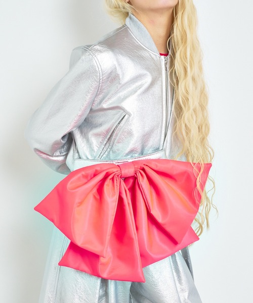 ANNA SUI NYC（アナ スイ エヌ ワイ シー）の「ANNA SUI NYC BIGリボンショルダー（ショルダーバッグ・レディース・ブラック/ピンク・FREE）」の21枚目の写真