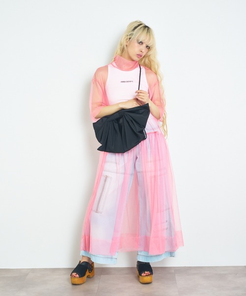 ANNA SUI NYC（アナ スイ エヌ ワイ シー）の「ANNA SUI NYC BIGリボンショルダー（ショルダーバッグ・レディース・ブラック/ピンク・FREE）」の7枚目の写真