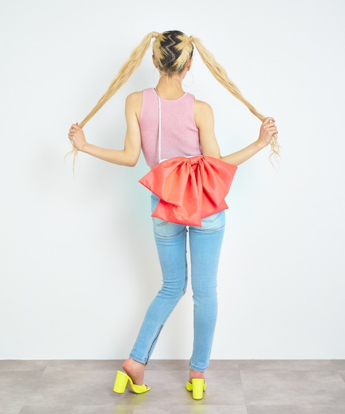 ANNA SUI NYC（アナ スイ エヌ ワイ シー）の「ANNA SUI NYC BIGリボンショルダー（ショルダーバッグ・レディース・ブラック/ピンク・FREE）」の15枚目の写真