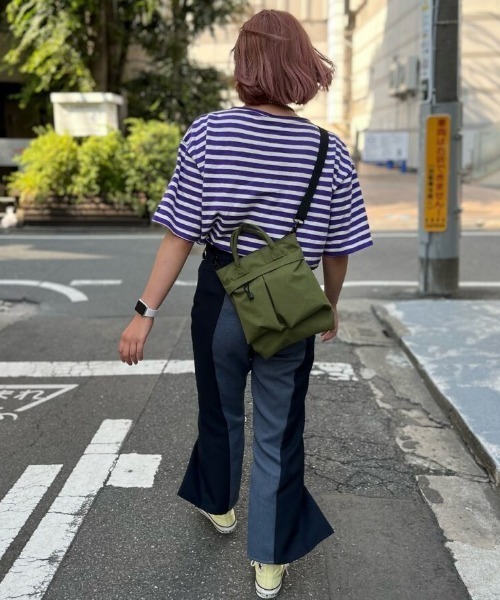 SML（エスエムエル）の「SML/エスエムエル　ヘルメットバッグ　HELMET BAG SS（ショルダーバッグ・メンズ・ネイビー/カーキ/ブラック/イエロー/パープル・FREE）」の11枚目の写真