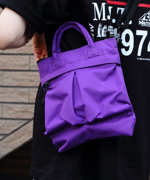 SML（エスエムエル）の「SML/エスエムエル　ヘルメットバッグ　HELMET BAG SS（ショルダーバッグ・メンズ・ネイビー/カーキ/ブラック/イエロー/パープル・FREE）」の18枚目の写真