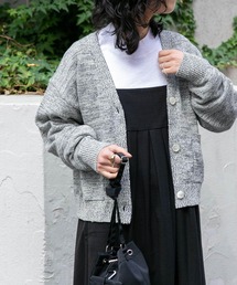 FORK&SPOON | FORK&SPOON　ミックスヤーンVネックカーディガン(カーディガン/ボレロ)