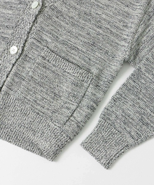 FORK&SPOON（フォークアンドスプーン）の「FORK&SPOON　ミックスヤーンVネックカーディガン（カーディガン/ボレロ・レディース・ネイビー/ベージュ・1）」の20枚目の写真