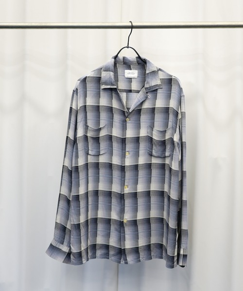 TOWNCRAFT / タウンクラフト 60S OMBRE LOOP COLLAR SHIRT オンブレ