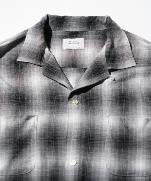 TOWNCRAFT / タウンクラフト 60S OMBRE LOOP COLLAR SHIRT