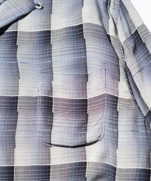 TOWNCRAFT / タウンクラフト 60S OMBRE LOOP COLLAR SHIRT オンブレ