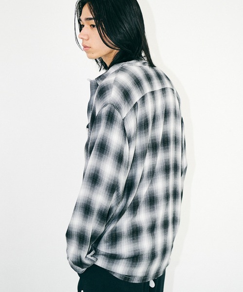 TOWNCRAFT / タウンクラフト 60S OMBRE LOOP COLLAR SHIRT オンブレ