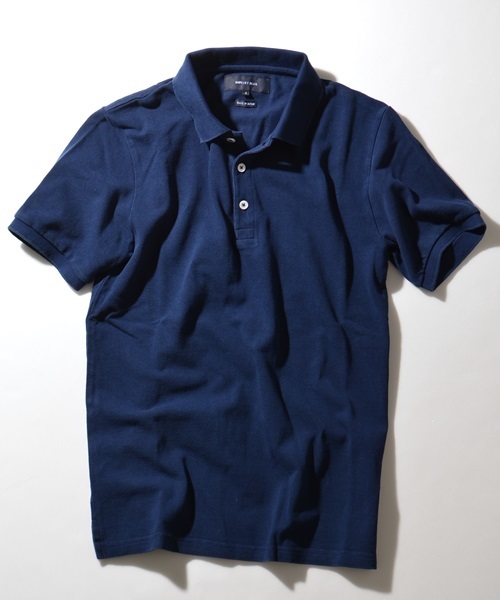 SHIPS JET BLUE（シップスジェットブルー）の「SHIPS JET BLUE(シップス ジェットブルー): インディゴ/ポロシャツ（ポロシャツ・メンズ・ブルー/ネイビー・SMALL/LARGE/MEDIUM）」の2枚目の写真