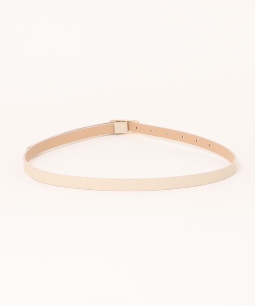 florist(フローリスト)の「オーバルフレーム細めレザーウエストベルト(ベルト・レディース・オフホワイト/ブラック/ベージュ/ラベンダー/オレンジ/モカ/ホワイト/ピンク/キャメル/レッド・ONESIZE)」の21枚目の写真