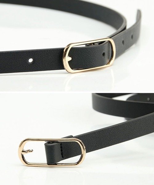 florist(フローリスト)の「オーバルフレーム細めレザーウエストベルト(ベルト・レディース・オフホワイト/ブラック/ベージュ/ラベンダー/オレンジ/モカ/ホワイト/ピンク/キャメル/レッド・ONESIZE)」の14枚目の写真