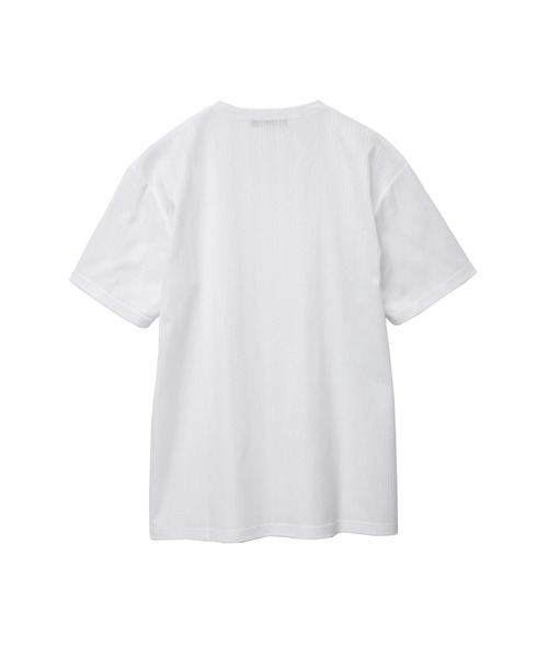 TORNADO MART（トルネードマート）の「TORNADO MART∴ランダム針抜きABSテレコ半袖カットソー（Tシャツ/カットソー・メンズ・ホワイト/ブラック・M/L）」の15枚目の写真