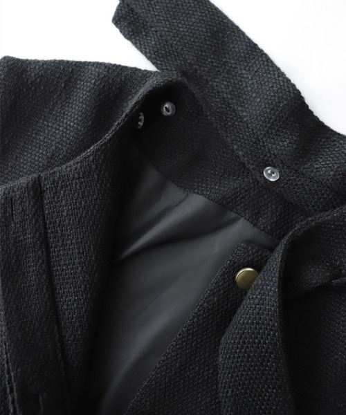 Pierrot(ピエロ)の「2wayボウタイツイードジレ(ベスト・レディース・ブラック/オフホワイト・L/M)」の11枚目の写真