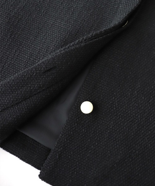 Pierrot(ピエロ)の「2wayボウタイツイードジレ(ベスト・レディース・ブラック/オフホワイト・L/M)」の12枚目の写真