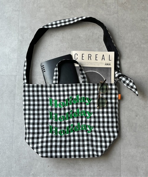 CPCM（シーピーシーエム）の「2WAYチェックショルダーバッグ（ショルダーバッグ・レディース・ブラック/ブルー/イエロー/パープル・FREE）」の12枚目の写真