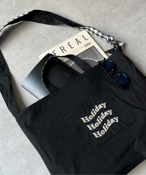 CPCM（シーピーシーエム）の「2WAYチェックショルダーバッグ（ショルダーバッグ・レディース・ブラック/ブルー/イエロー/パープル・FREE）」の16枚目の写真