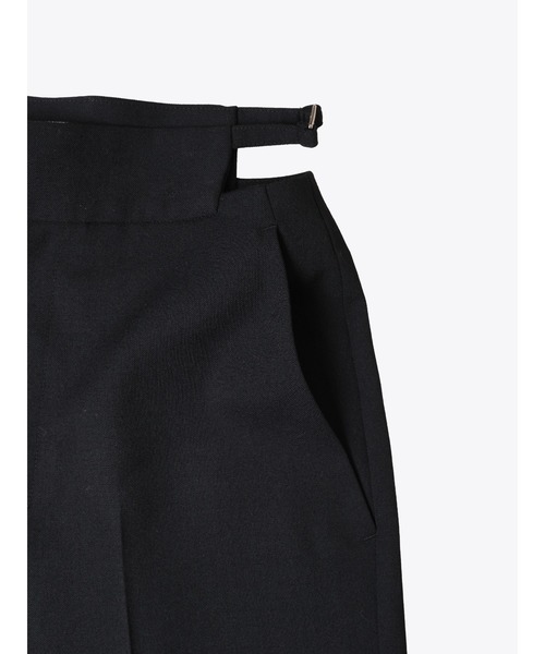 ENCIRCLE(エンサークル)の「【ENCIRCLE/エンサークル】Accent pants/アクセントパンツ(スラックス・レディース・チャコールグレー/ブラック・2/1)」の10枚目の写真