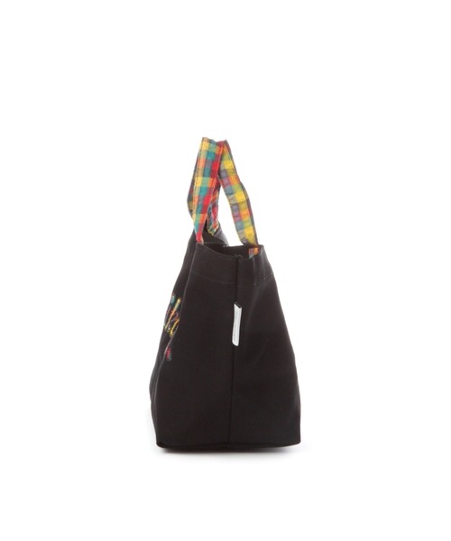 niko and...（ニコアンド）の「オリジナルニコロゴパッチワークハンドバッグ（トートバッグ・レディース・オフホワイト/ブルー/ブラック・0）」の18枚目の写真