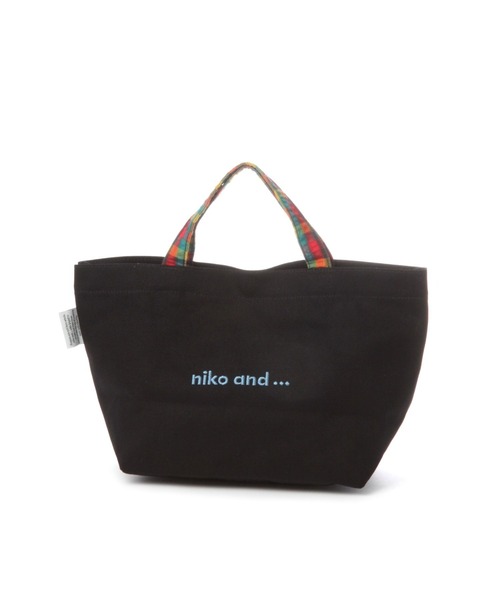 niko and...（ニコアンド）の「オリジナルニコロゴパッチワークハンドバッグ（トートバッグ・レディース・オフホワイト/ブルー/ブラック・0）」の19枚目の写真
