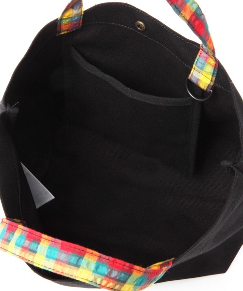 niko and...（ニコアンド）の「オリジナルニコロゴパッチワークハンドバッグ（トートバッグ・レディース・オフホワイト/ブルー/ブラック・0）」の16枚目の写真