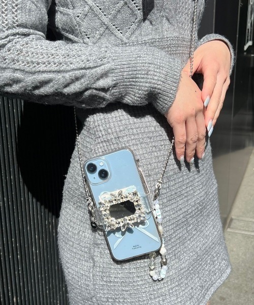 ビジュークリップスマホショルダーストラップ(BQ)（スマホグッズ