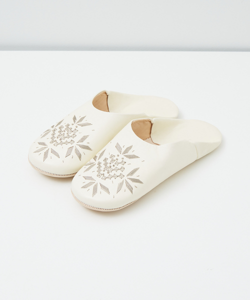 【MEN’S】刺繍バブーシュ ホリー（ルームシューズ/スリッパ）｜collex（コレックス） pattayablatt.com