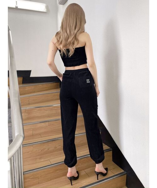 GYDA（ジェイダ）の「【SETUP着用可】Square gydaパイルパンツ（その他パンツ・レディース・オフホワイト/ブラック・FREE）」の9枚目の写真