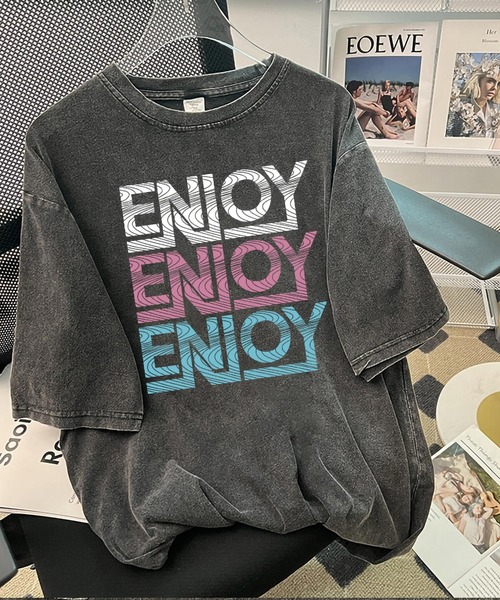 ARCADE(アーケード)の「ピグメント加工 古着風 オーバーサイズ プリント 半袖 Tシャツ(Tシャツ/カットソー・レディース・ブラック系その他2/ブラック系その他/ブラック系その他3/ブラック系/ブラック系2/ブラック系その他4/ブラック系その他5/ブラック系その他6/ブラック系その他7・FREE)」の7枚目の写真