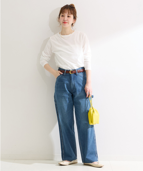 追加4》シアークルーネックロンT（Tシャツ/カットソー）｜B.C