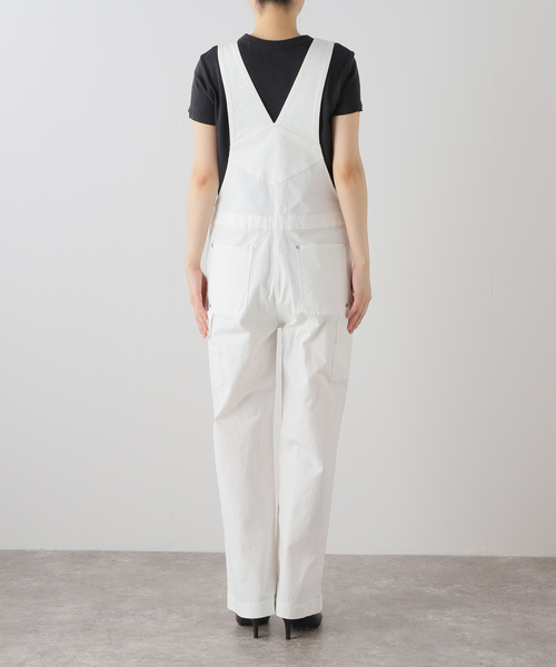 U by SPICK&SPAN(ユーバイスピックアンドスパン)の「オックスストレッチオーバーオール(サロペット/オーバーオール・レディース・バーガンディー/ホワイト・36/38)」の16枚目の写真