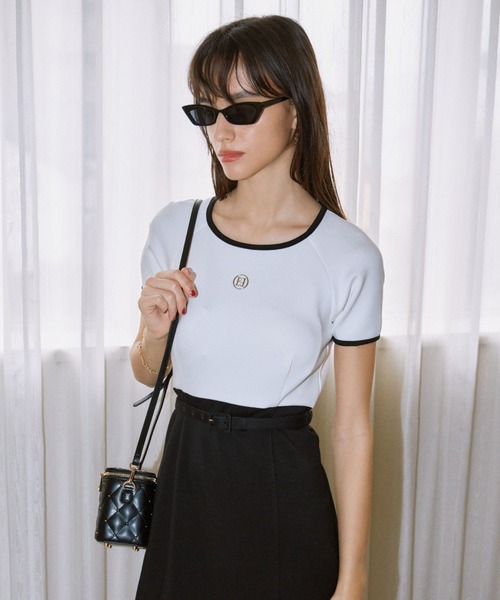 EIMY ISTOIRE（エイミーイストワール）の「キルティングスタッズミニショルダーバッグ（ショルダーバッグ・レディース・シルバー/ブラック/アイボリー/ベージュ・F）」の20枚目の写真